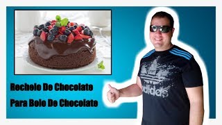 Como Fazer Recheio De Chocolate Para Bolo De Chocolate [upl. by Akilam]