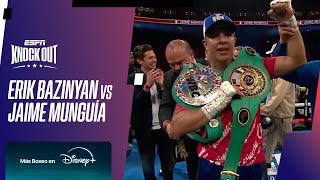 JAIME MUNGUÍA VS ERIK BAZINYAN  RESUMEN PELEA [upl. by Eilsehc]