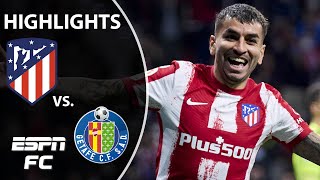 Atletico Madrid survives scare in 7goal thriller vs Getafe  LaLiga Highlights  ESPN FC [upl. by Selim]