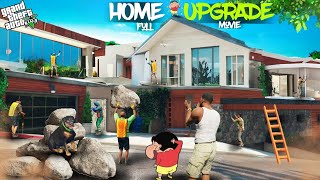 Upgrading FRANKLINS Their Ultimate Luxury HOUSE in GTA 5 MOVIE [upl. by Aihsei]