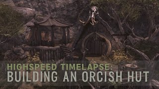 HIGHSPEED TIMELAPSE Skyrim Orcish player home from start to finish [upl. by Ahtnams]