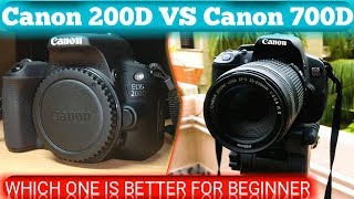 Canon 200D vs Canon 700D  10 Things to Consider Before Buying a DSLR UrduHindi [upl. by Chrisman]