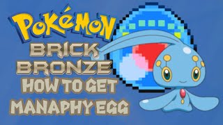 Step by step tutorial on how to get a Manaphy egg  Roblox Pokemon Brick Bronze 2 [upl. by Inafets255]