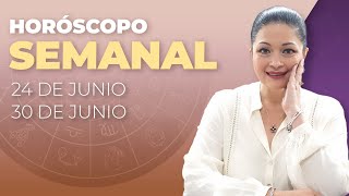 HORÓSCOPO SEMANAL  24 DE JUNIO AL 30 DE JUNIO  KATIUSKA ROMERO [upl. by Galvin13]