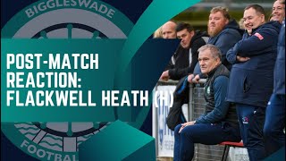 POSTMATCH REACTION  Biggleswade FC 23 Flackwell Heath  161124 [upl. by Locklin]