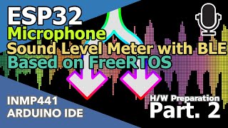 ESP32  INMP441  Tutorial  Part2 Emitting Sound Level Meter through BLE ft FreeRTOS [upl. by Yarahs431]