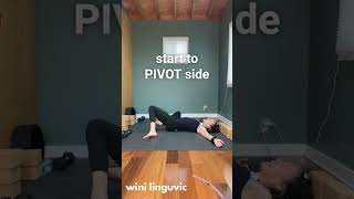 Beginner Hip Stretch For Tight Hips [upl. by Fabriane]