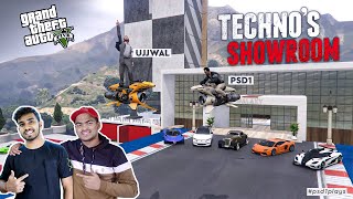 I visited Techno Gamerz Showroom in GTA 5  GTA V GAMEPLAY 6 [upl. by Ynots]