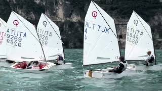 Euro TR Training da Ravenna a Riva del Garda optimist sailing teamrace [upl. by Garmaise]