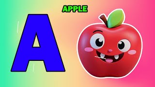 ABC Song  A for Apple  Alphabet Song  Nursery rhymes  ABC kids Song [upl. by Annairba]