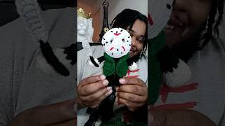 Crochet Friday the 13th Jason dollcrochet crochetJason halloweencrochet [upl. by Niwdla]