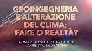 Conferenza quotGeoingegneria e alterazione del clima fake o realtàquot Siena 19102024 [upl. by Aninotna]