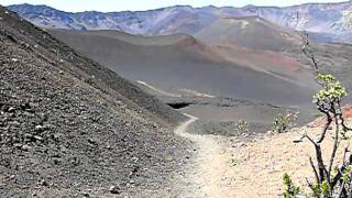 Hiking Haleakala Crater Maui Hawaii [upl. by Gary]