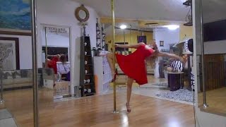 La La Land  Pole Dance Freestyle  DanZinDuck [upl. by Shorter575]