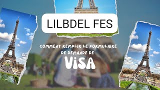 comment remplir le formulaire de demande de visa [upl. by Alilad55]