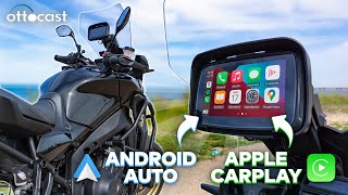 Apple CARPLAY e Android AUTO in MOTO LALTERNATIVA al NAVIGATORE  Ottocast Lite C5 [upl. by Idnic59]