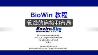 BioWin Flowsheet Layout Chinese [upl. by Silma]