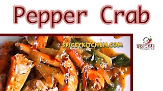 Black pepper crab  Kepiting Lada Hitam  Spicey Kitchen  16 [upl. by Anekahs285]