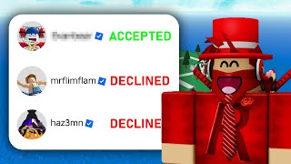 I Sent a Friend Request to 100 Verified Roblox Users [upl. by Henricks]