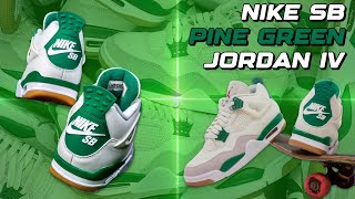 NIKE SB x JORDAN IV ‘PINE GREEN’ [upl. by Leaw]