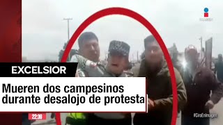 Confirman 2 muertos durante desalojo de manifestantes en Totalco Perote [upl. by Currier793]