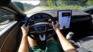 2024 Ford Mustang Mach E GT Rally POV Drive Impressions and ASMR [upl. by Aural707]