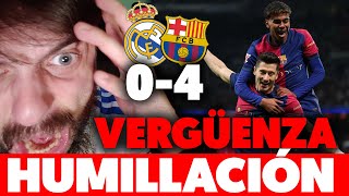 🤬¡EXPLOTO VERGÜENZA HISTÓRICA del MADRID HUMILLADO por el BARÇA en el BERNABÉU con la GOLEADA 04 [upl. by Anale316]