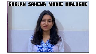 Gunjan Saxena movie dialogue acting monologue ​⁠Anjalirawat228 [upl. by Alemac37]