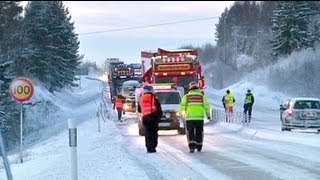 Schweden versinkt im Schnee [upl. by Nahshun728]