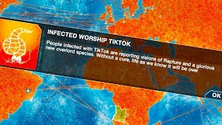 TikTok Mind Controls THE WORLD in Plague Inc Evolution [upl. by Ettevol]