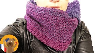 Crocheter  Super jolie écharpe pour lautomne et lhiver  instructions simples pour débutant [upl. by Anhpad312]