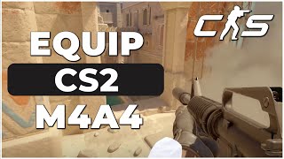 How to Equip m4a4 in CS2 Quick amp Easy [upl. by Yecart]