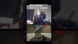 Best Sledge spots on OregonTom clancys rainbow six siege tips and tricks [upl. by Etan100]