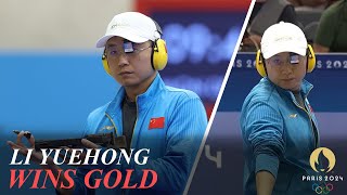 Shooting Li Yuehong Wins Mens 25m Rapid Fire Pistol  Paris Olympics 2024 [upl. by Bolen901]