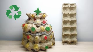 Árbol de navidad  transforma material reciclado en un hermoso arbol de navidad♻️navidad reciclar [upl. by Blase]