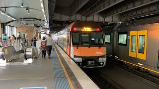 Sydney Trains Line T2 CRRCDowner Rail BSet B15 departing Circular Quay Fairfield 🇦🇺 [upl. by Muhan]