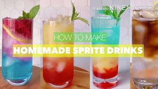 SPRITE HOMEMADE DRINKS  10 EASY MADE [upl. by Prussian236]