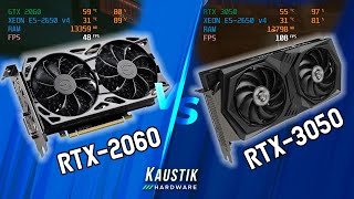 COMPARATIVA TARJETAS GRAFICAS RTX 2060 vs RTX 3050 [upl. by Nugent]