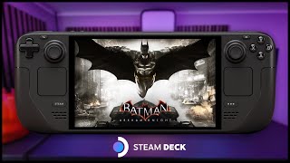 Batman Arkham Knight Steam Deck Gameplay [upl. by Washburn549]