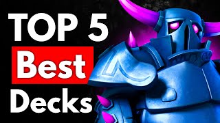 TOP 5 BEST Decks in Clash Royale September 2024 [upl. by Onurb]