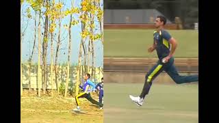 Mitchell starc bowling action subscribe my youtube channel please friends 🙏🙏 [upl. by Aseret343]