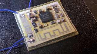 BLE Module PCB Made With Silver Paste  Laser Printer [upl. by Adrial]