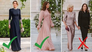 Best and worst dressed at Jordan Royal wedding 2023 ✅❌ [upl. by Vere]