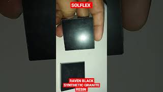 SOLFLEX SYNTHETIC GRANITE RESIN RAVEN BLACK DESIGN [upl. by Ydualc]