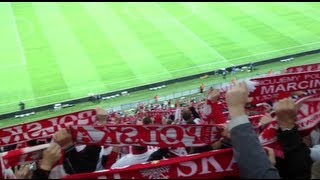 Polska  Anglia 17102012  Hymn Polski na Stadionie Narodowym [upl. by Goldsmith720]