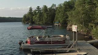 Bobs Lake shoreline and boats [upl. by Assiram]