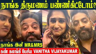 Vanitha Vijayakumar Emotional Speech  Marriage With Robert Master  Birthday Surprise  Mr amp Mrs [upl. by Zaneta]