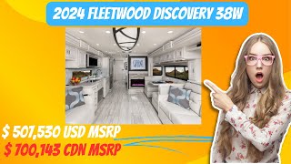 Best Value Luxury Motorhome 2024 Fleetwood Discovery 38W [upl. by Fia]