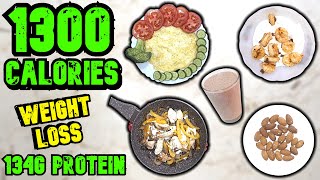 1300 Calorie Meal Plan For Weight Loss [upl. by Aleahs394]