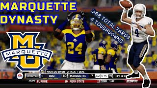 Taylor Heinicke TORCHES Our Defense  NCAA 14 Marquette Golden Eagles Dynasty Y1W12  Ep 10 [upl. by Caldeira]